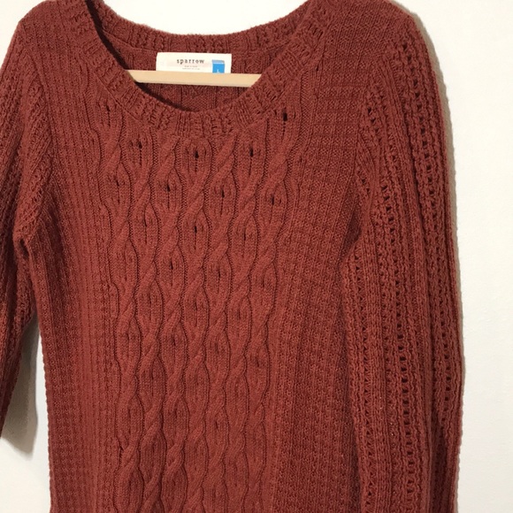 Anthropologie sweater dress rust - Picture 3 of 5